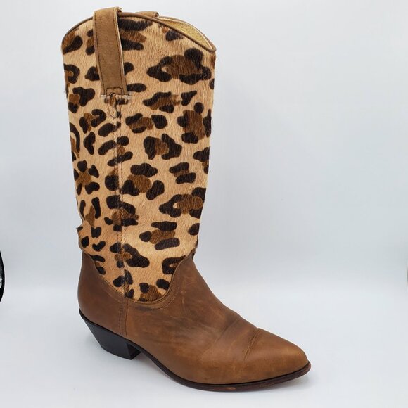 Seychelles Pointed Toe Leopard Print Western Cowgirl Boot, Size 6.5 - Picture 10 of 10